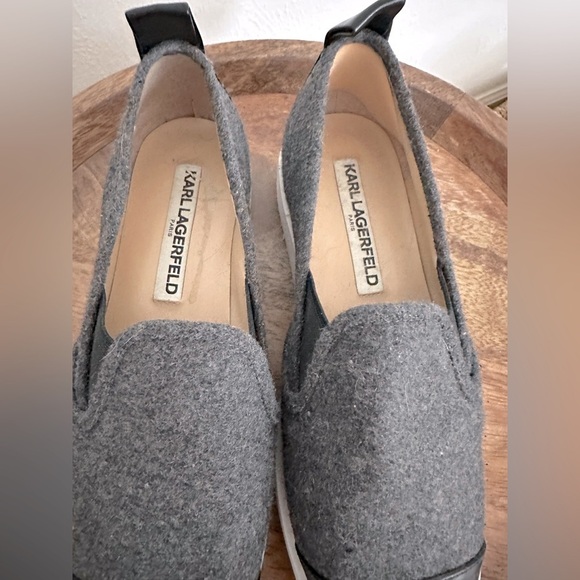Karl Lagerfeld Paris Slip On Sneakers- 6.5 - Picture 3 of 5